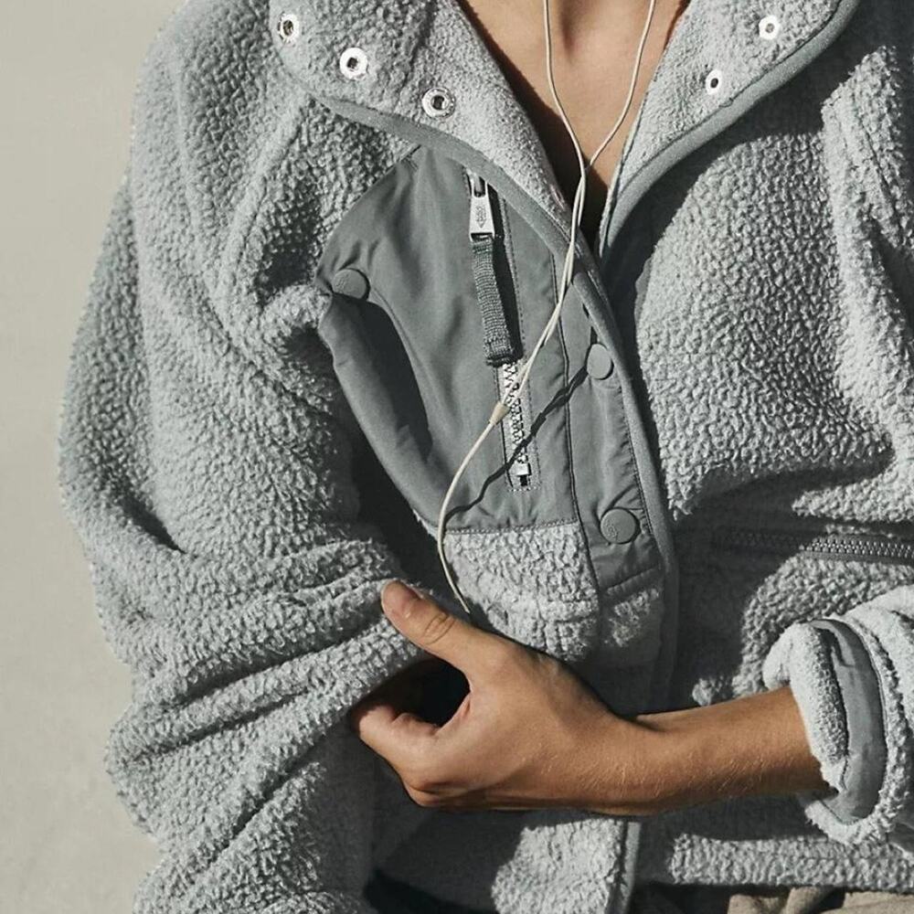 Free people fleece jacket with